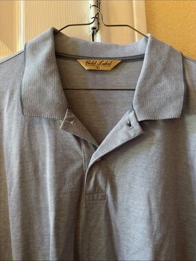 Gold Label Men's Heather Gray Polo Shirt